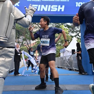 Race photo from KEMLU RUN 2026