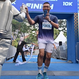 Race photo from KEMLU RUN 2026