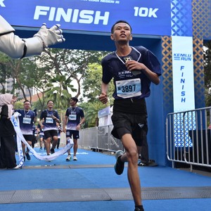 Race photo from KEMLU RUN 2026