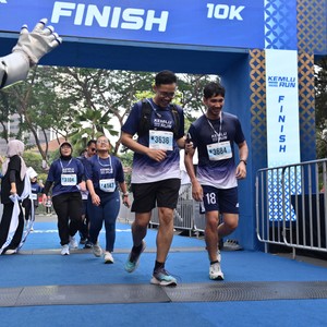 Race photo from KEMLU RUN 2026