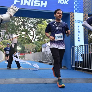 Race photo from KEMLU RUN 2026