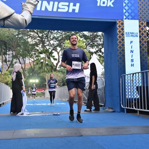 Race photo from KEMLU RUN 2026
