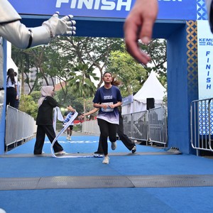 Race photo from KEMLU RUN 2026