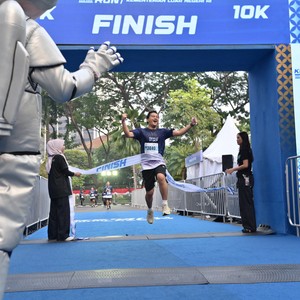Race photo from KEMLU RUN 2026