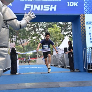 Race photo from KEMLU RUN 2026