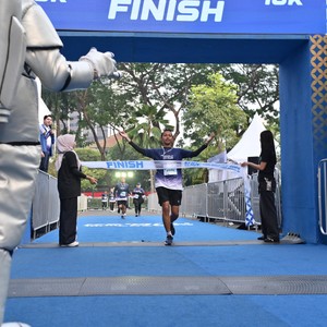 Race photo from KEMLU RUN 2026