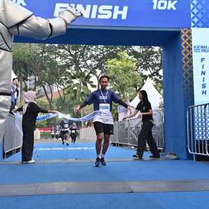 Race photo from KEMLU RUN 2026