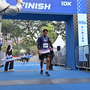 Race photo from KEMLU RUN 2026