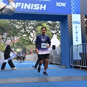 Race photo from KEMLU RUN 2026