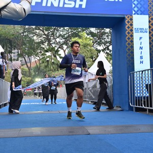Race photo from KEMLU RUN 2026