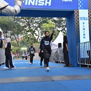 Race photo from KEMLU RUN 2026
