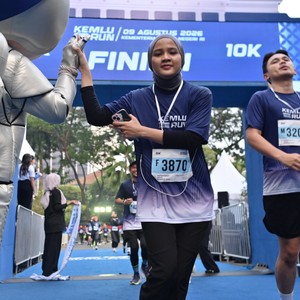 Race photo from KEMLU RUN 2026