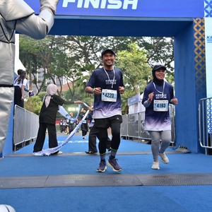 Race photo from KEMLU RUN 2026