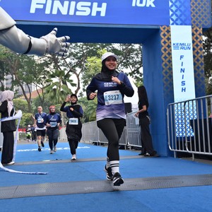 Race photo from KEMLU RUN 2026