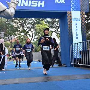 Race photo from KEMLU RUN 2026