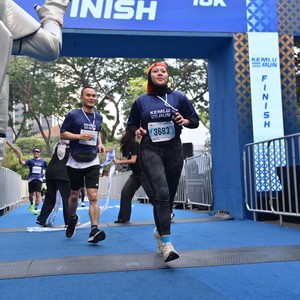 Race photo from KEMLU RUN 2026