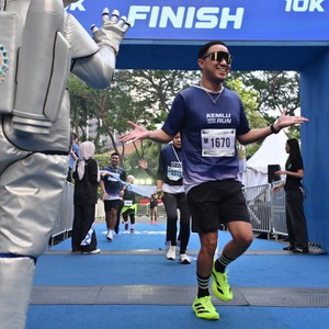 Race photo from KEMLU RUN 2026