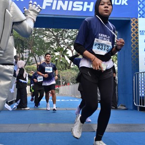 Race photo from KEMLU RUN 2026