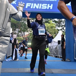 Race photo from KEMLU RUN 2026