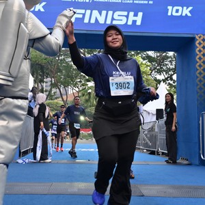 Race photo from KEMLU RUN 2026