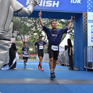 Race photo from KEMLU RUN 2026