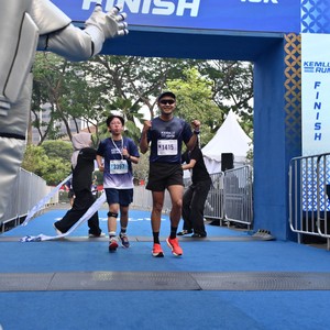 Race photo from KEMLU RUN 2026