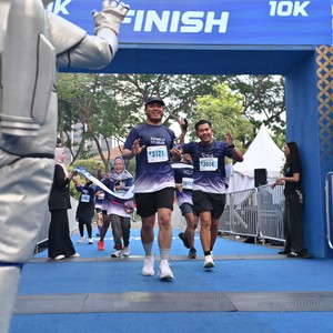 Race photo from KEMLU RUN 2026