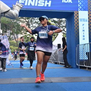 Race photo from KEMLU RUN 2026