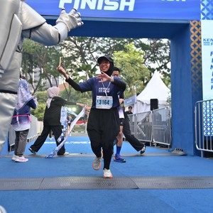 Race photo from KEMLU RUN 2026