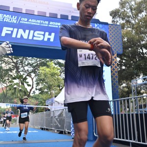Race photo from KEMLU RUN 2026