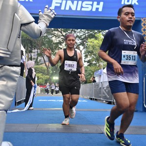 Race photo from KEMLU RUN 2026