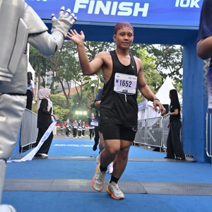 Race photo from KEMLU RUN 2026