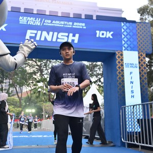 Race photo from KEMLU RUN 2026