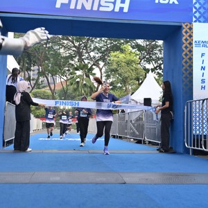 Race photo from KEMLU RUN 2026
