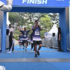 Race photo from KEMLU RUN 2026
