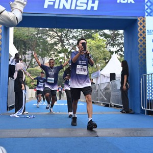 Race photo from KEMLU RUN 2026