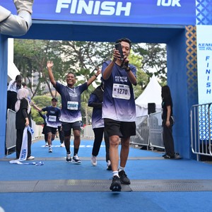 Race photo from KEMLU RUN 2026