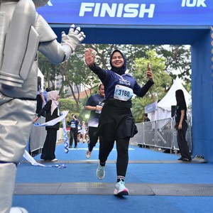 Race photo from KEMLU RUN 2026