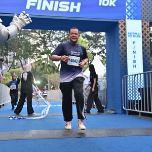 Race photo from KEMLU RUN 2026