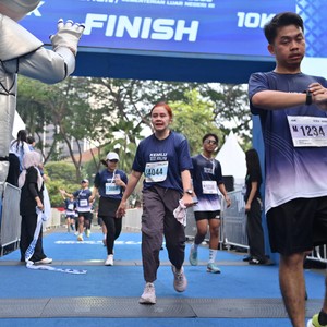 Race photo from KEMLU RUN 2026