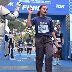 Race photo from KEMLU RUN 2026