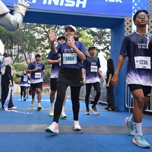 Race photo from KEMLU RUN 2026