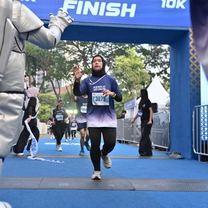 Race photo from KEMLU RUN 2026