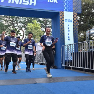 Race photo from KEMLU RUN 2026
