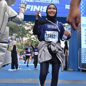 Race photo from KEMLU RUN 2026