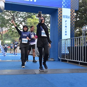 Race photo from KEMLU RUN 2026