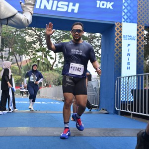 Race photo from KEMLU RUN 2026