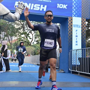 Race photo from KEMLU RUN 2026