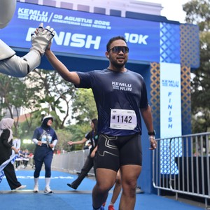 Race photo from KEMLU RUN 2026