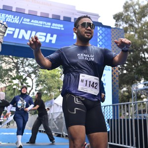 Race photo from KEMLU RUN 2026